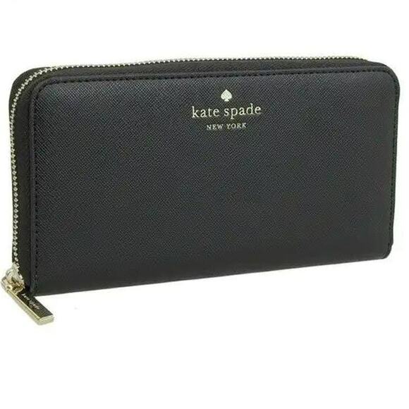 kate spade Handbags - Kate Spade Large Continental Wallet Black